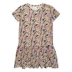 The New Kjole Beate Tiger AOP