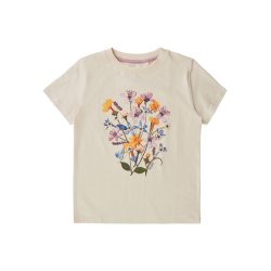 The New T-shirt SS Flower White Swan