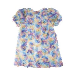 The New Kjole SS Flower White Swan