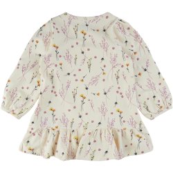 The New Kjole Bloom AOP White Swan