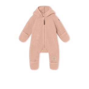 Mini A Ture Fleecedragt Adel Teddyfleece Jumpsuit Rose Dust
