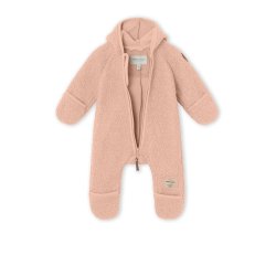 Mini A Ture Fleecedragt Adel Teddyfleece Jumpsuit Rose Dust