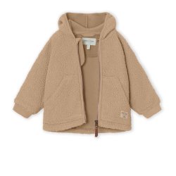 Mini A Ture Fleecejakke Liff Teddyfleece Savannah Tan