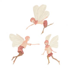 That's Mine Wallsticker Forrest Fairies