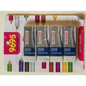 Viskelder 4 stk. Technical 600