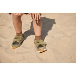 Wheat Sneaker Toney Velcro Heather Green