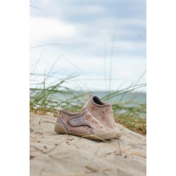 Wheat Badesko Shawn purple poppy flowers