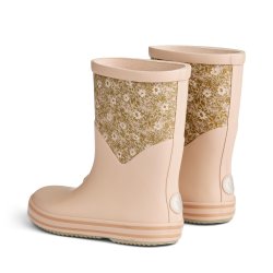 Wheat Footwear Gummist�vler Juno Pale Lilac Flowers
