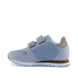 Woden Sneakers Sandra Pearl Mesh Blue Skies