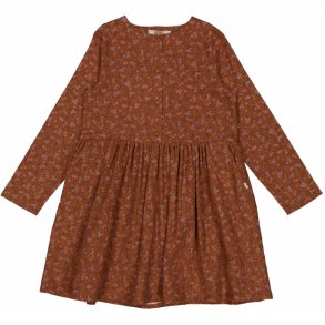 Wheat Kjole Alison Bronze Flowers