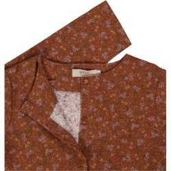 Wheat Kjole Alison Bronze Flowers