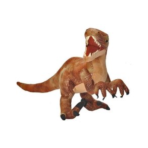 Wild Republic Bamse Dino Velociraptor 38 cm.