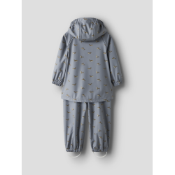 Lil' Atelier Regns�t Mini Ladry10 Rain Set AOP Tradewinds