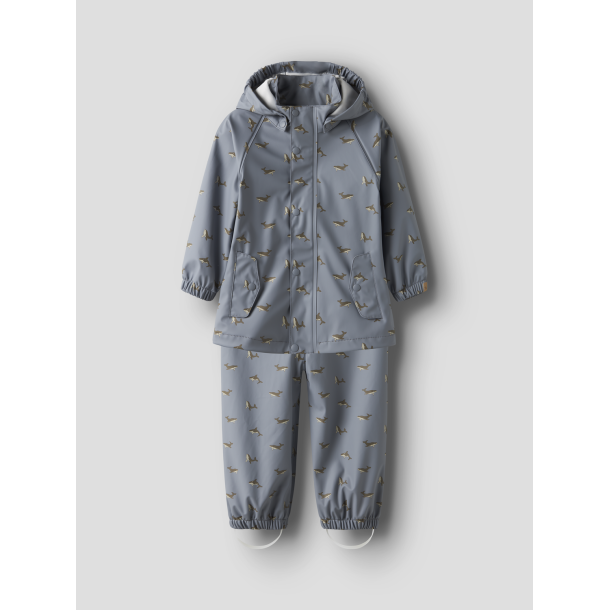 Lil' Atelier Regns�t Mini Ladry10 Rain Set AOP Tradewinds