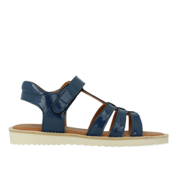 Angulus Sandal med T-rem og velcro Indigo