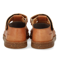 Angulus Sandal Med Velcrolukning Tan