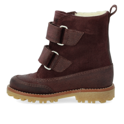 Angulus Vinterstvle TEX med Uldfoer Aubergine