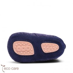 Bisgaard Hjemmesko Baby Wool Blue