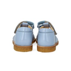 Angulus Sandal Hjertesandal med glitter Sky Blue