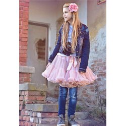 Dolly Nederdel Cat Princess Pettiskirt Dusty Pink