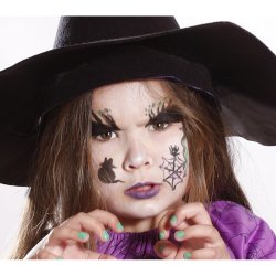 Grim'Tout Teatersminke 3 Farvestifter - Heks